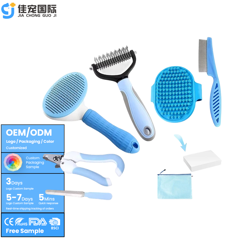 Kit 6 in 1 per la toelettatura e la cura degli animali domestici